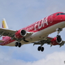 丘珠の空　FDA14号機　ワインレッド
