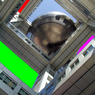 画像と遊ぶ　⑥ フジテレビ局ビル カラー化