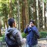 08_杉木立とOSSAN