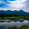 知床連山と一湖