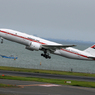「曇り」 UAEアラブ首長国連邦 政府専用機Takeoff
