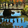 「紅葉の六義園」