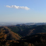 高尾山から紅葉の山々