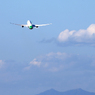 「聖夜」 筑波山が見える EVA787-10 Takeoff