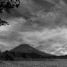 雲と富士山