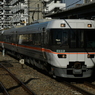 松本駅にて。
