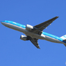  「晴れ」KLM 777-200 PH-BQB 出発