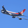  「晴れ」Cargolux 747-400 LX-RCV 出発