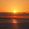 サロマ湖の朝陽　晩冬1　