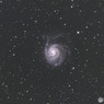 M101 回転花火銀河(再々処理)とNGC5474