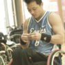 He looks cool while preparing.