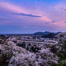 六年前の古城山夕景