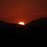 夕日