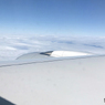 「晴れ」☮　A350飛行中の エンジン　☮