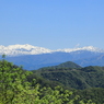 林道大仏線展望所より白山を望み