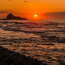 九年前の知床夕日