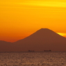 富士山夕焼け