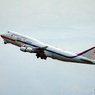 「そらー」Korean 専用機７４７ ジャンボ機 出発です