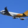 「真青の空」POLAR 747-400 ジャンボ 離陸です
