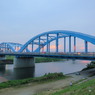 梅雨入りの丸子橋