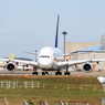 「Blue」Singapore A380-841 9V-SKQ 飛ぶ