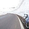 雪の回廊を見に自転車で見に行きました（2014）