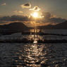 夕日