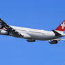 「晴れ」 SWISS A340-313 HB-JMC  Takeoff  