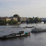 プラハ市内を流れるドナウ川１