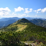 岩菅山から見た志賀高原の峰々