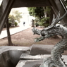 手水舎_龍_新井天神北野神社