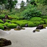 明月院の枯山水庭園