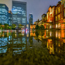 雨の東京駅3