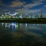 川崎工場夜景リフレクション