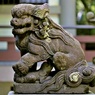 箱根山麓深森散歩:子育て狛犬