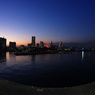 横浜黄昏２　FISH-EYE