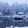 2021年カレンダー　２月　雪降り募る