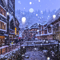 銀山温泉雪景色2