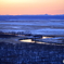 釧路湿原の日没