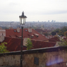 チェコ（７０６）丘の上から見るプラハの街並