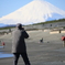 富士山とカメラマン
