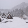 山里の冬　無色の世界