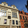 チェコ（８１７）プラハの旧市街地の建物を見る