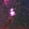 望遠レンズによるオリオン座の星雲たち