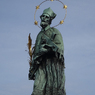チェコ（８４３）プラハ・カレル橋の聖像