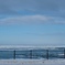 流氷の見えるバス停