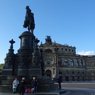 ドイツ（８５２）ドレスデン　ゼンパーオーパー前の銅像