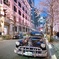 日本橋　桜とVintage Car