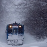 豪雪の中を走るあいづ鉄道！