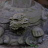 金亀山江ノ島神社 奥津宮 手水台 柱下の 石亀大王